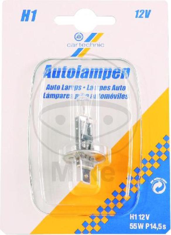 Glühlampe, 12V 55W H1 Cartechnic, 1er Blister