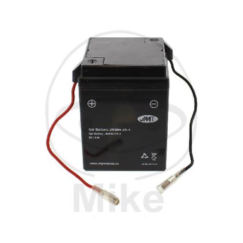 Motorradbatterie, JMT, Gelbatterie, 6N4-2A-4