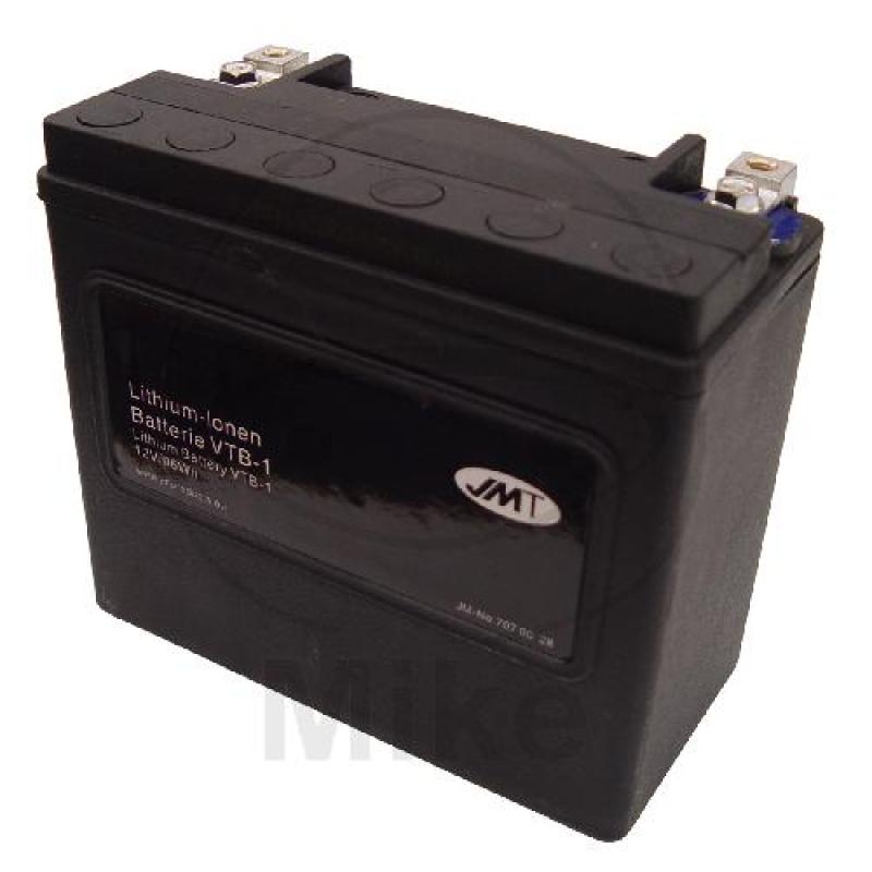 Motorradbatterie, JMT, Lithium-Ionen, VTB-1 V-Twin