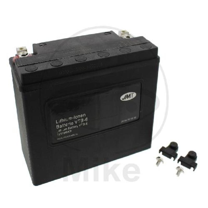 Motorradbatterie, JMT, Lithium-Ionen, VTB-6 V-Twin