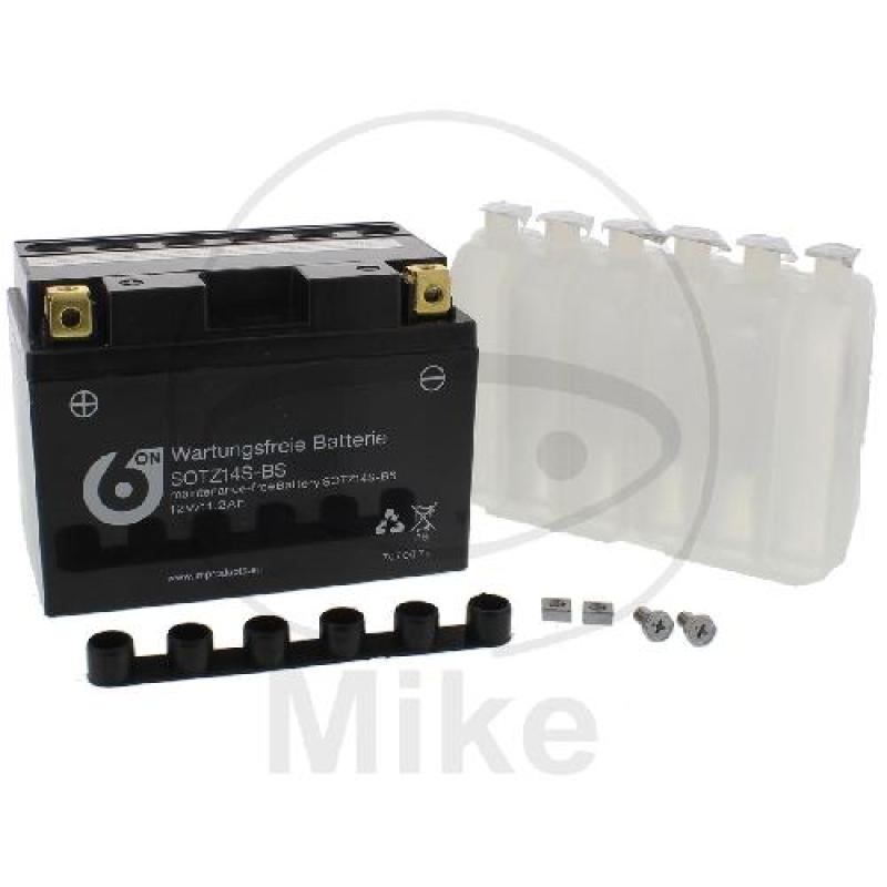 Motorradbatterie, 6ON, wartungsfrei, TTZ14S-BS