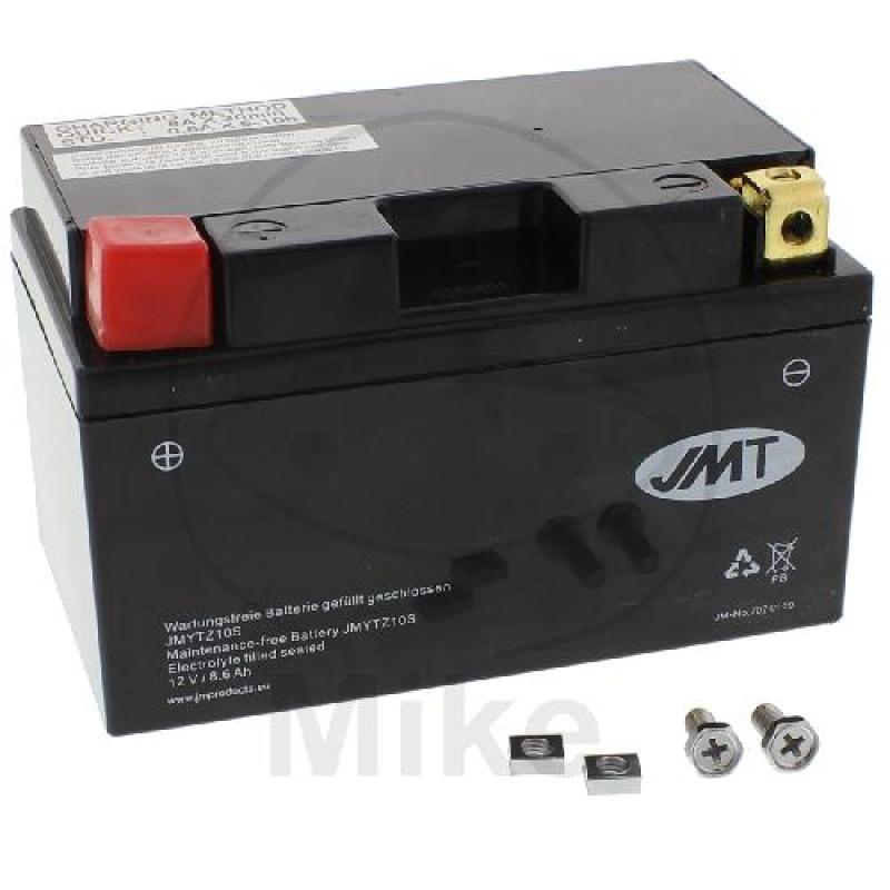 Motorradbatterie, JMT, wartungsfrei, YTZ10S