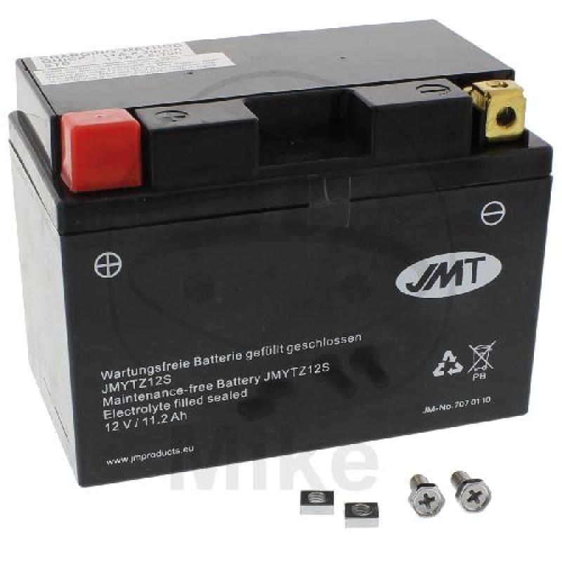 Motorradbatterie, JMT, wartungsfrei, YTZ12S