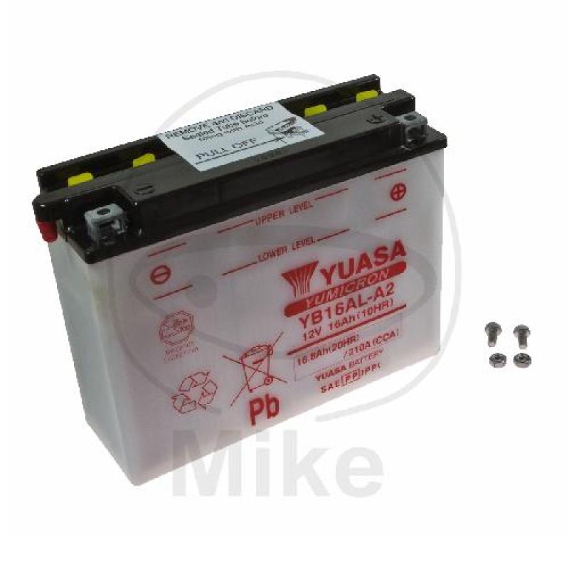 Motorradbatterie, Yuasa, Std., YB16AL-A2