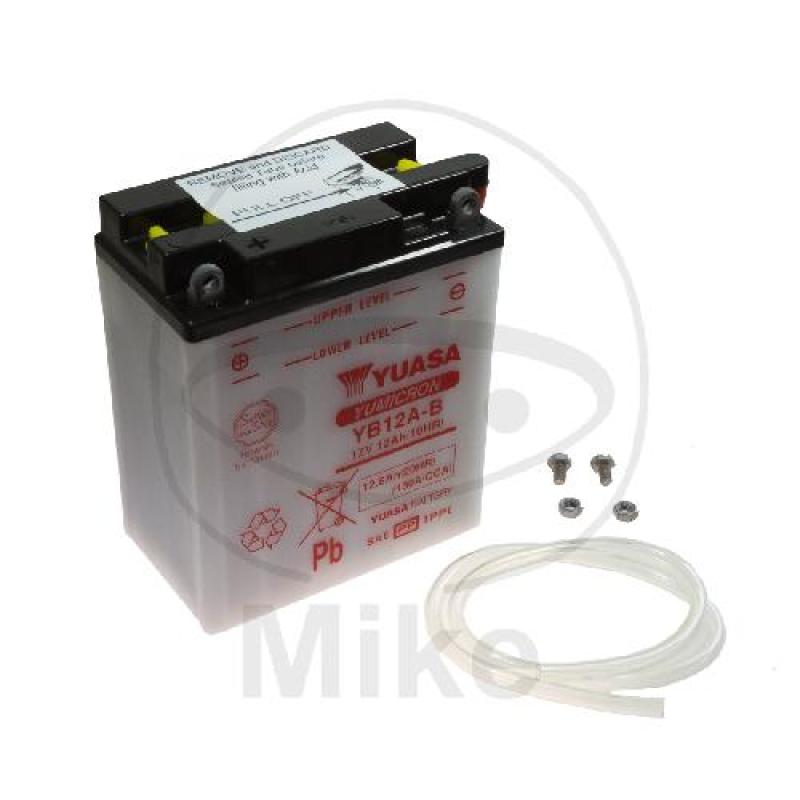 Motorradbatterie, Yuasa, Std., YB12A-B