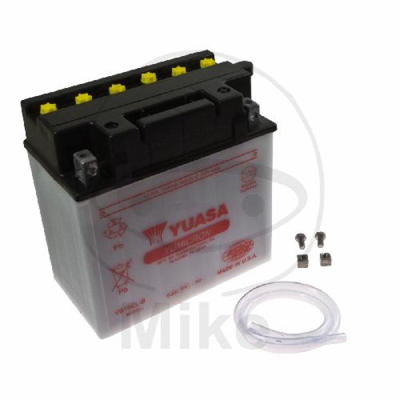 Motorradbatterie, Yuasa, Std., YB16CL-B