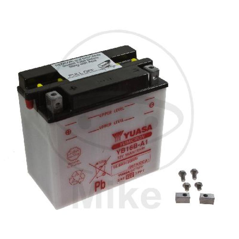 Motorradbatterie, Yuasa, Std., YB16B-A/A1