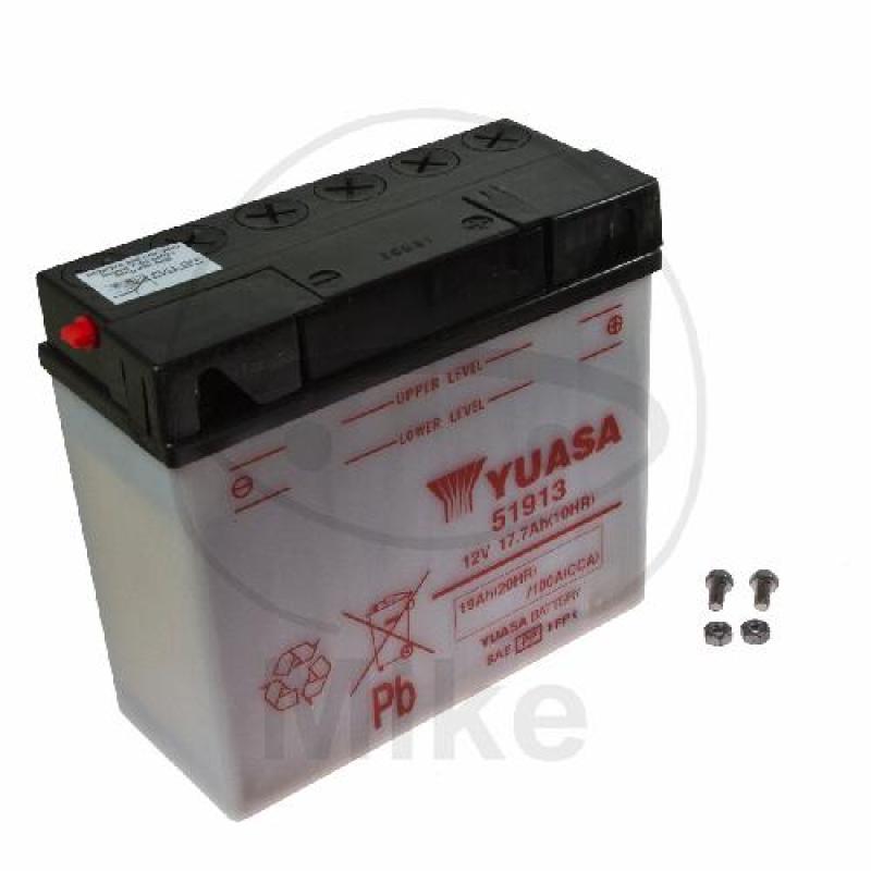 Motorradbatterie, Yuasa, Std., 51913