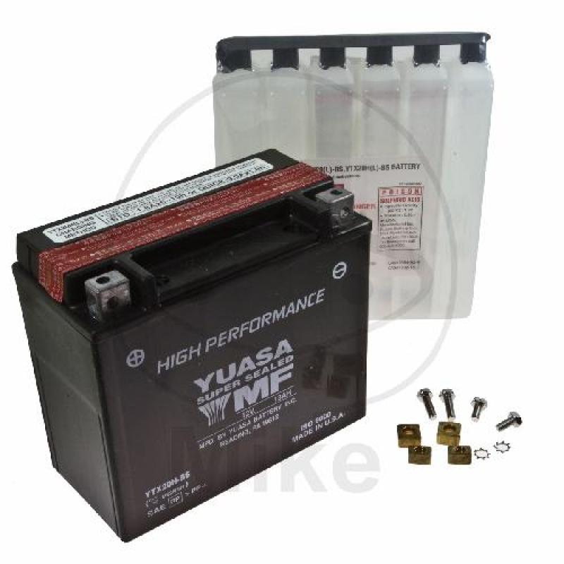 Motorradbatterie, Yuasa, wartungsfrei, YTX20H-BS