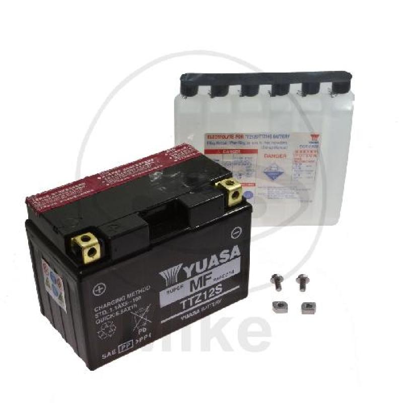 Motorradbatterie, Yuasa, wartungsfrei, TTZ12S-BS