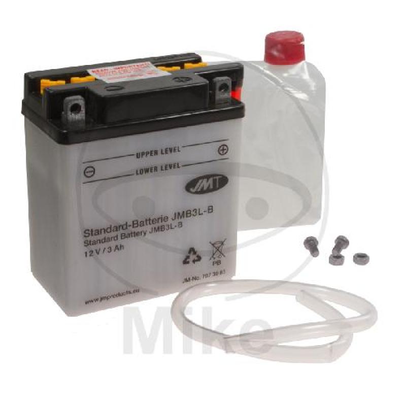 Motorradbatterie, JMT, Std., YB3L-B