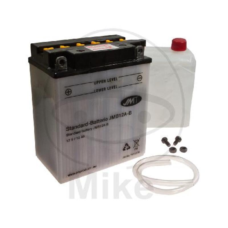 Motorradbatterie, JMT, Std., YB12A-B