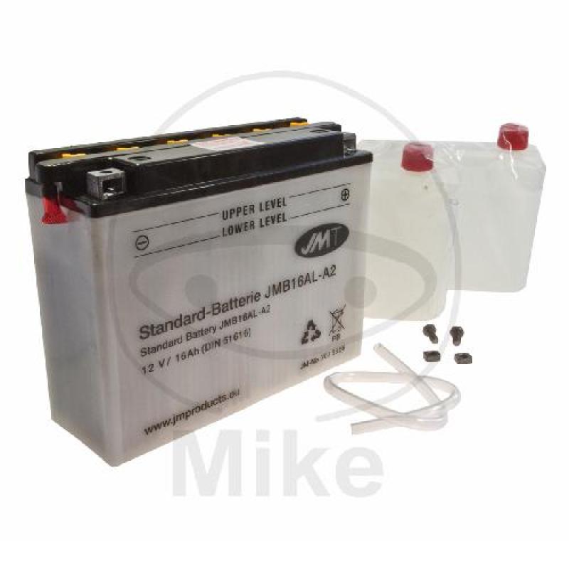 Motorradbatterie, JMT, Std., YB16AL-A2