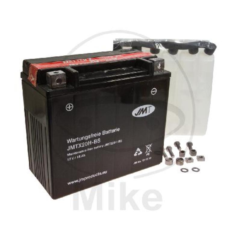 Motorradbatterie, JMT, wartungsfrei, YTX20H-BS