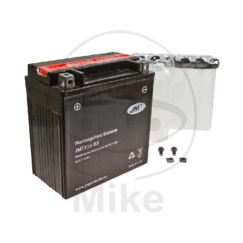 Motorradbatterie, JMT, wartungsfrei, YTX16-BS