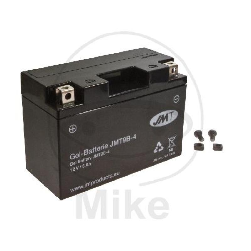 Motorradbatterie, JMT, Gelbatterie, YT9B-BS