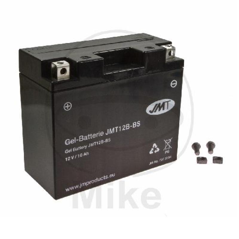 Motorradbatterie, JMT, Gelbatterie, YT12B-BS