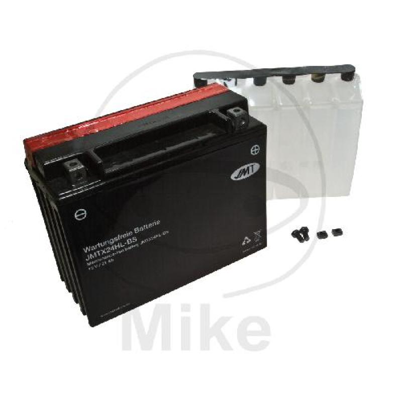 Motorradbatterie, JMT, wartungsfrei, YTX24HL-BS