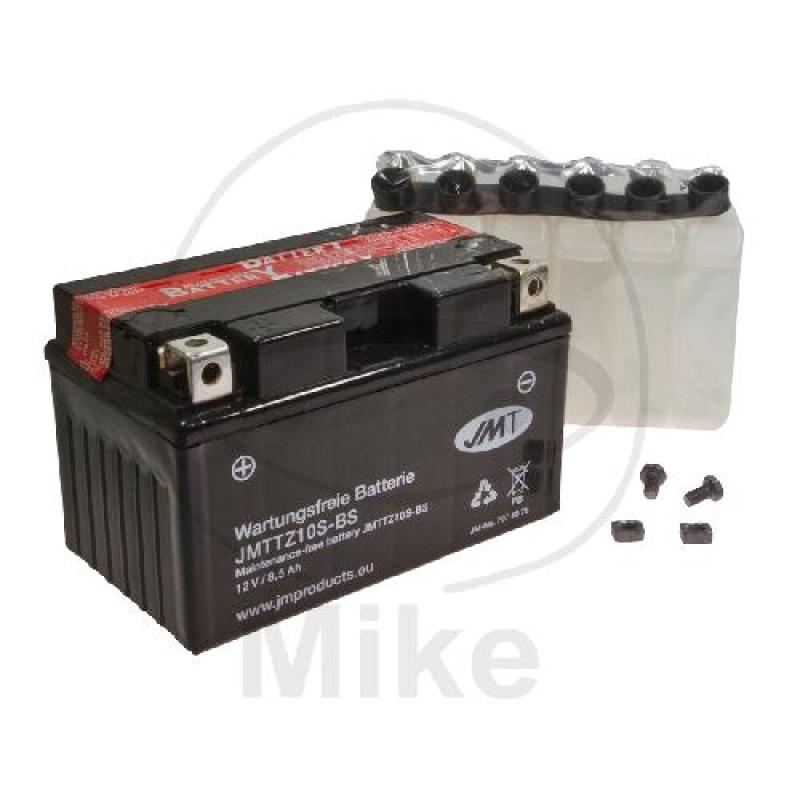 Motorradbatterie, JMT, wartungsfrei, TTZ10S-BS