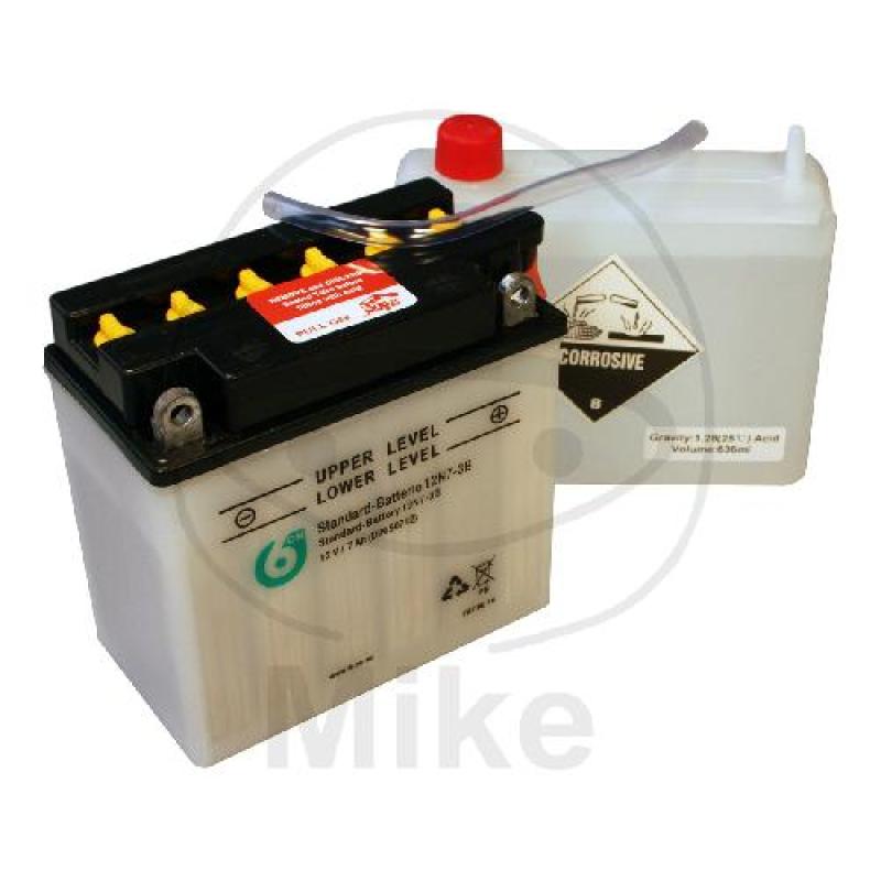 Motorradbatterie, 6ON, Std., 12N7-3B