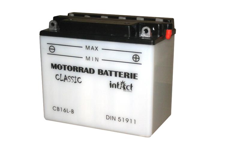 Bike Power Batterie CB16L-B mit Saeurepack