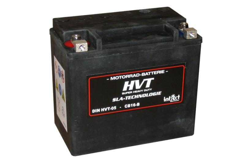 Bike Power Batterie HVT CB16-B, gefüllt und geladen