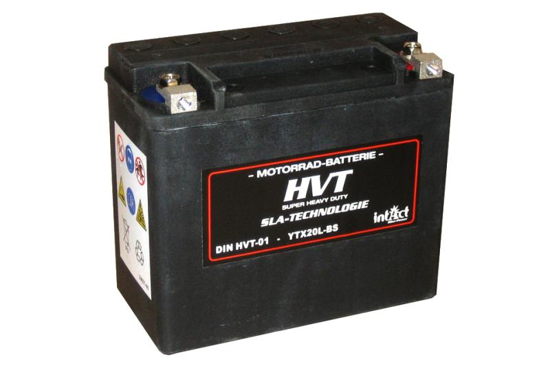 Bike Power Batterie HVT YTX20L-BS, gefüllt und geladen