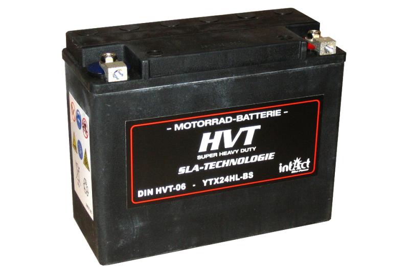 Bike Power Batterie HVT YTX24HL-BS, gefüllt und geladen