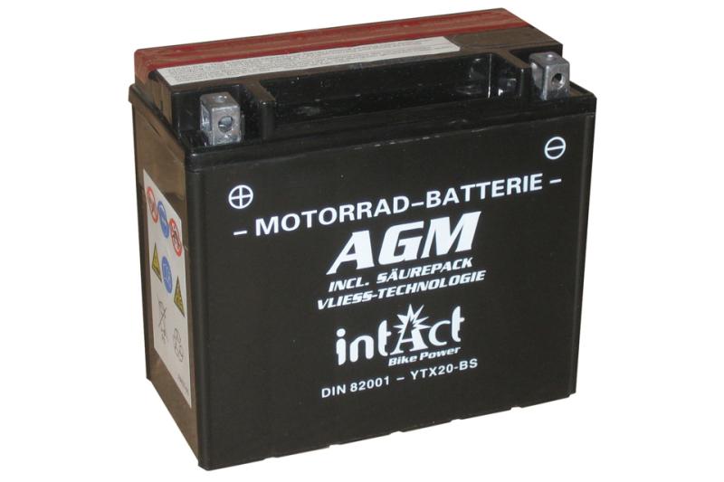 Bike Power Batterie YTX20-BS mit Saeurepack