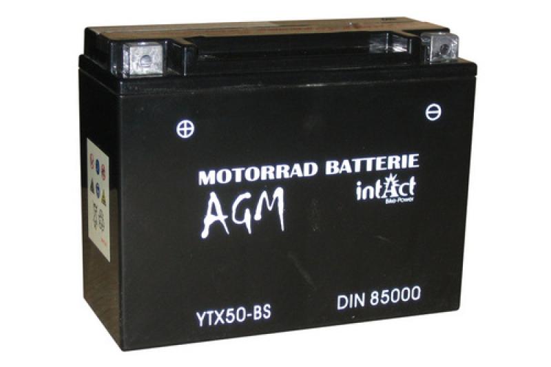 Bike Power Batterie YTX50-BS mit Saeurepack