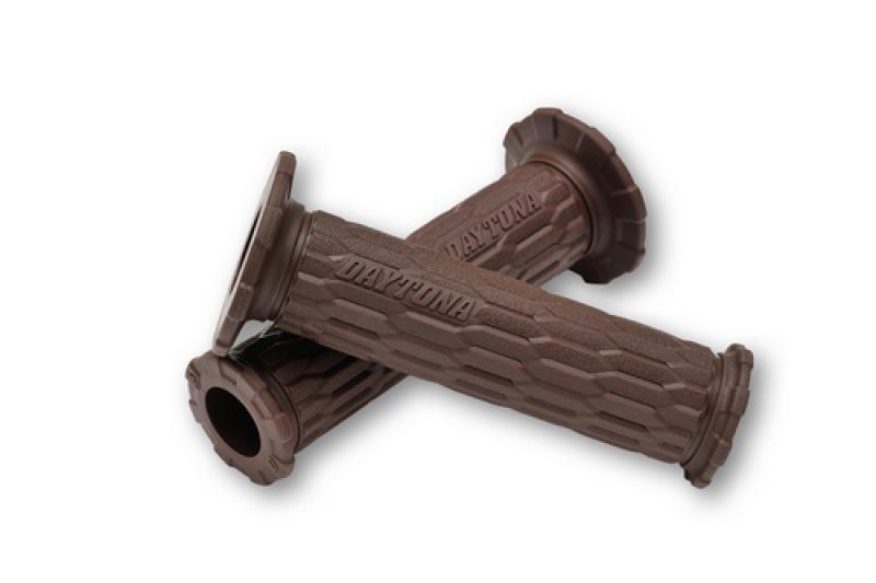 D-AMI handlebar grips, brown, for 7/8 inch handlebars