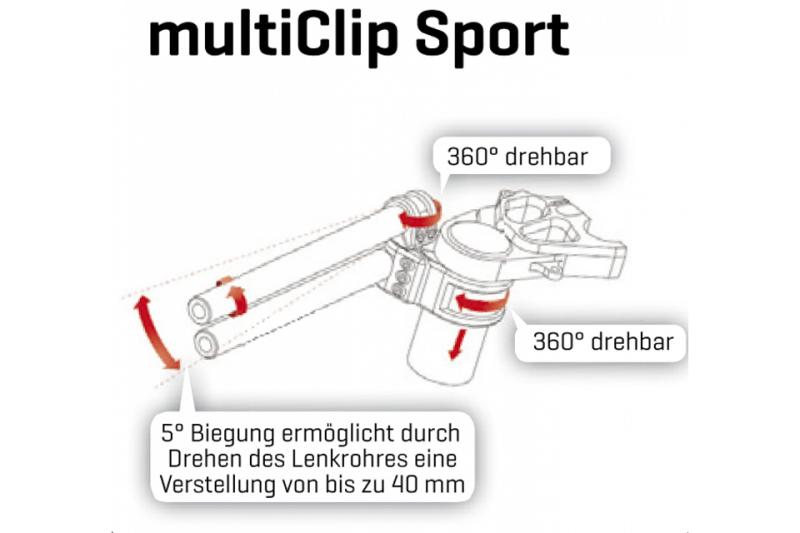 MultiClip Sport Stummellenker 41/40 mm