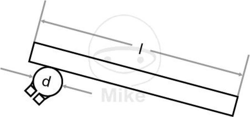 Stahl-Lenker, schwarz, Ø 22 mm, Stummel, D33, Fehling