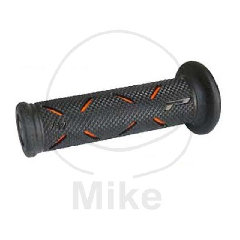 Griffgummi, schwarz/orange, Ø 22 mm, Länge: 122 mm, geschlossen