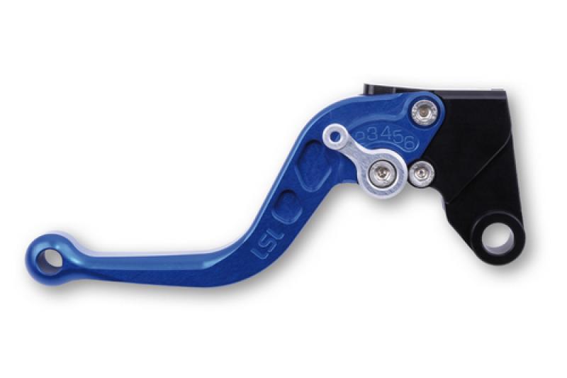 Brake lever R18R, short, blue/silver