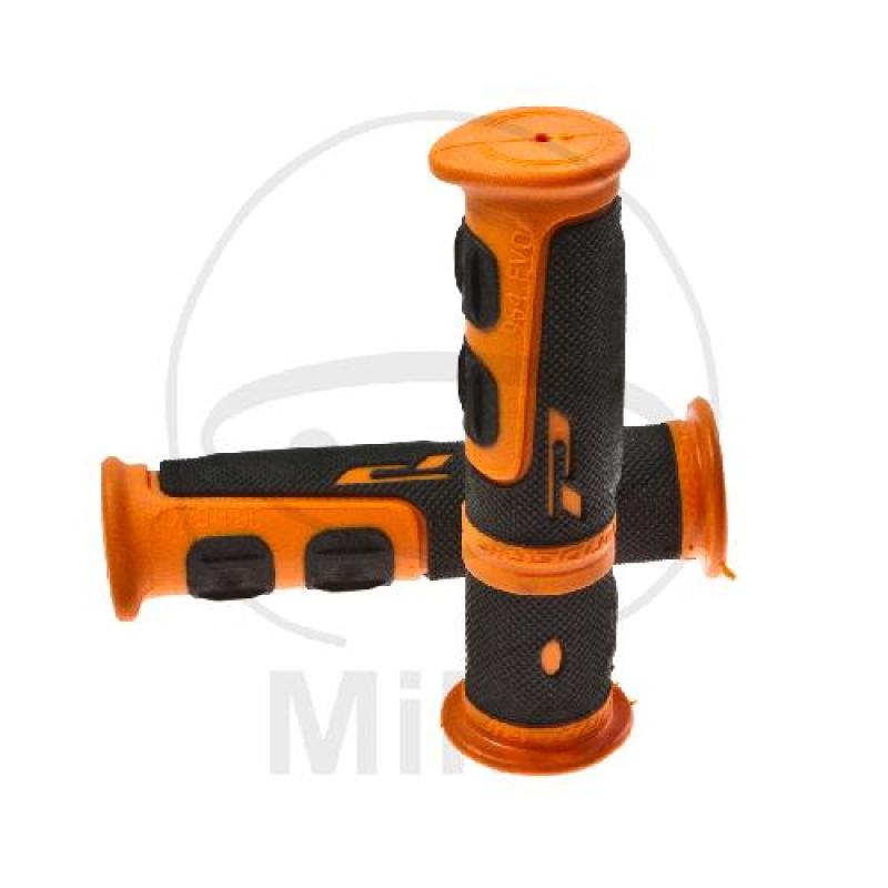 Griffgummi, schwarz/orange ATV, Ø 22 mm, Länge: 125 mm, geschlossen