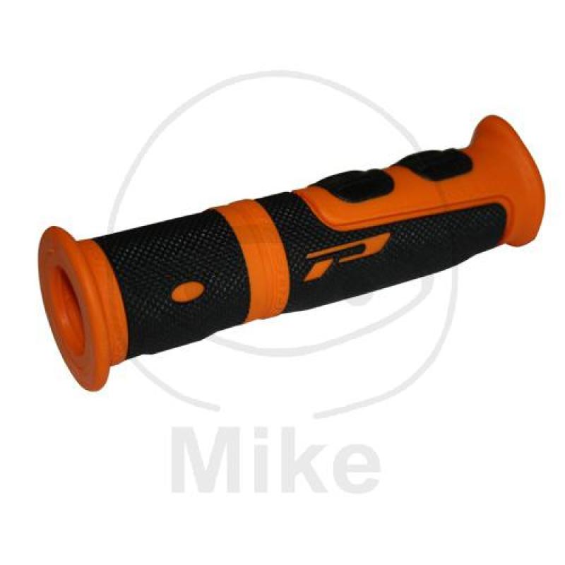 Griffgummi, schwarz/orange ATV, Ø 22 mm, Länge: 125 mm, geschlossen