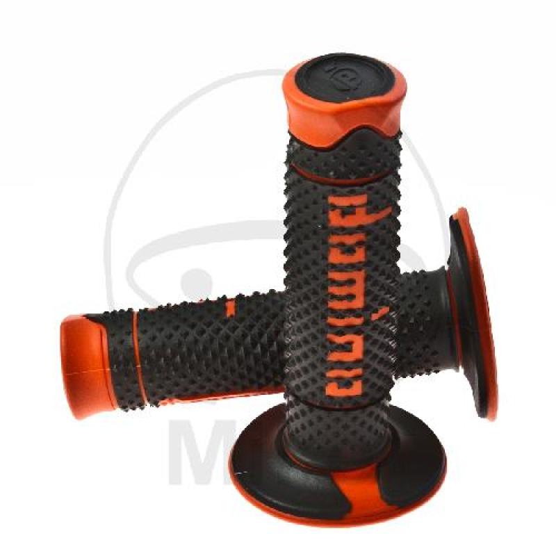 Griffgummi, schwarz/orange, Ø 22 mm, Länge: 120 mm, geschlossen