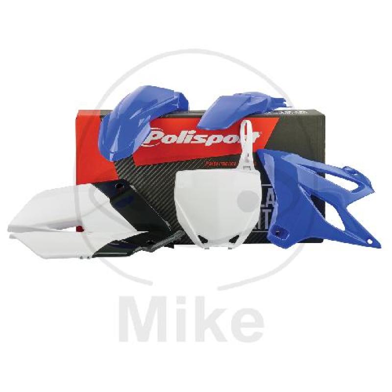 Polisport, kp. Kit, Verkleidungsteile, blau 98/weiss