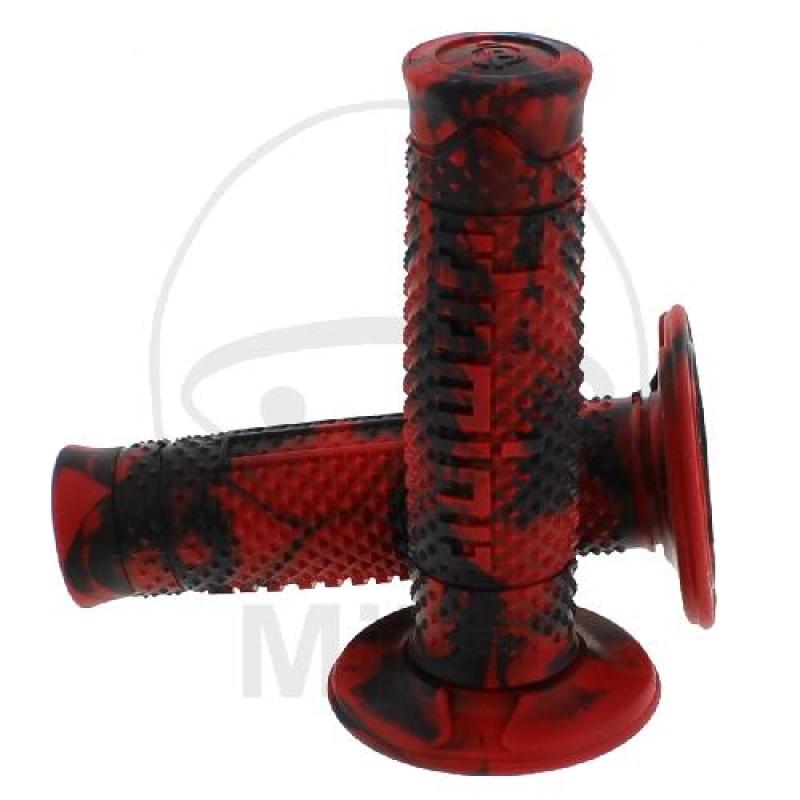 Griffgummi, rot/schwarz, Ø 22 mm, Länge: 118 mm, geschlossen