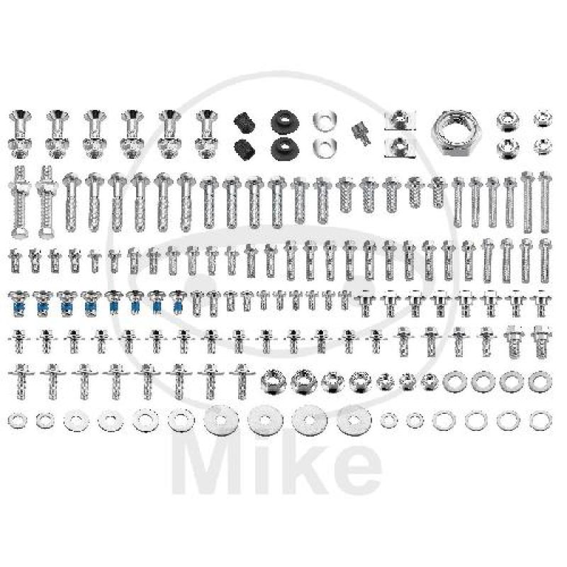 Motorrad-Schraubensortiment, 154-teilig, für KX/KXF, JMP