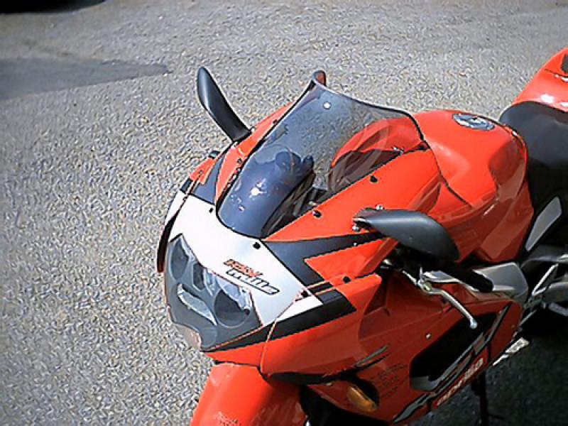 Spoilerscheibe, Aprilia RSV Mille 01-03, rauchgrau