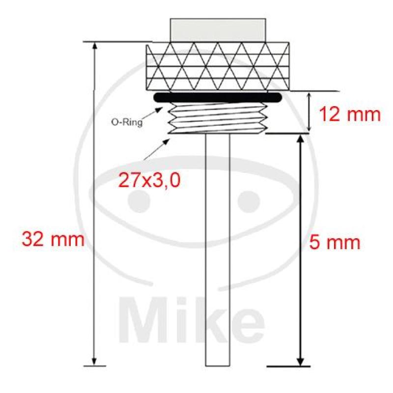 Öltemp,- Direktmesser, M27X3,0, JMP