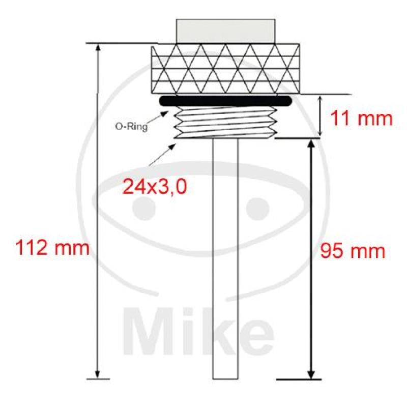 Öltemp,- Direktmesser, M24X3,0, JMP