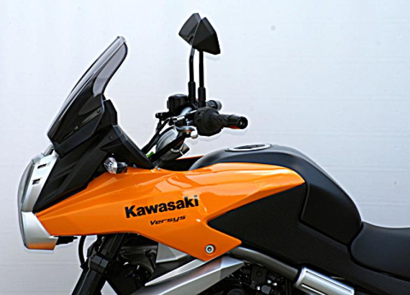 Touring-Screen Kawasaki TM Versys 650, 10-14, rauchgrau