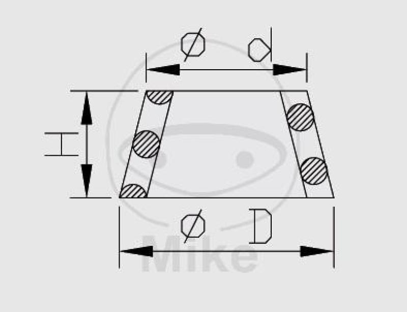 Druckstufenfeder, 11,5X11,5X7,5, Kayaba