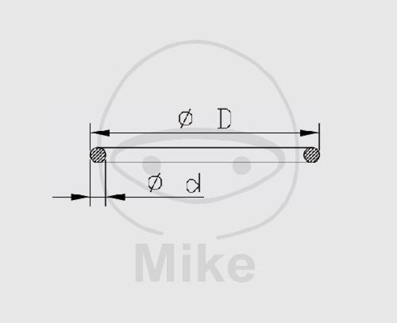 O-Ring, für Druckstufe, 1.5X25, Kayaba