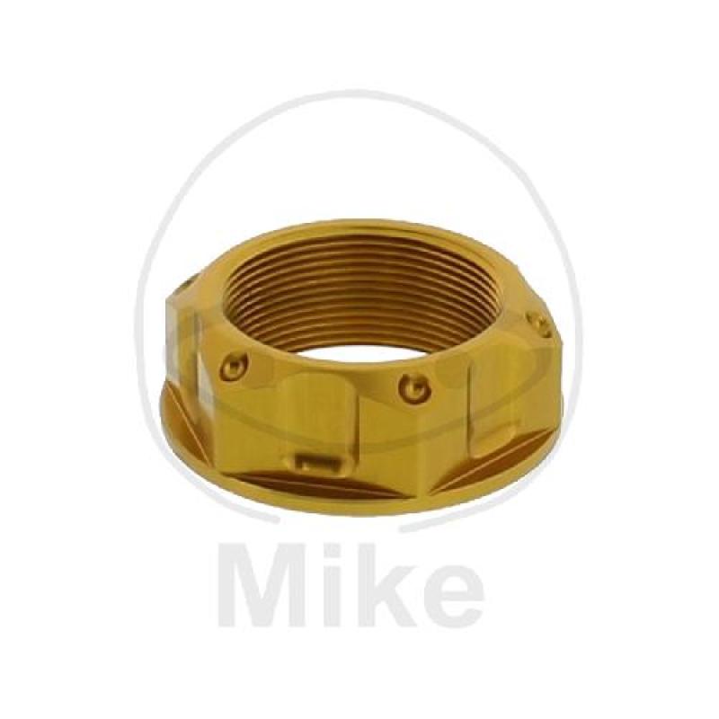 Lenkkopfmutter, Pro Bolt, M28X1,00, Alu gold