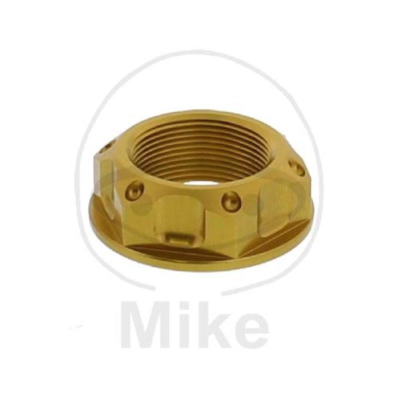 Lenkkopfmutter, Pro Bolt, M22X1,00, Alu gold