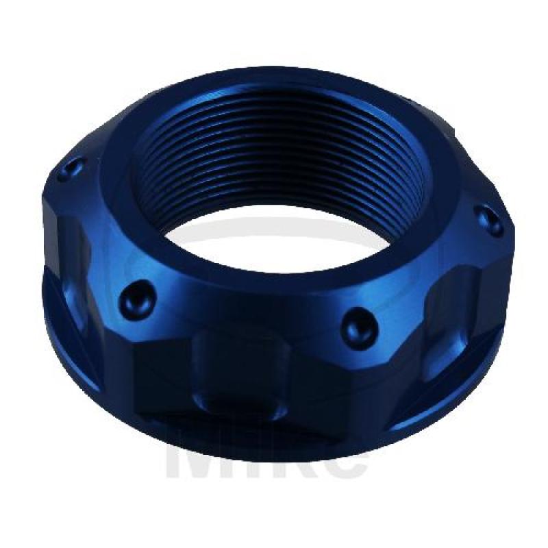 Lenkkopfmutter, Pro Bolt, M25X1,00, Alu blau